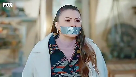 Turkish Woman Tape Gagged Turkish Woman Tape Gagged