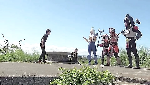 Japanese Superheroine Bound And Gagged