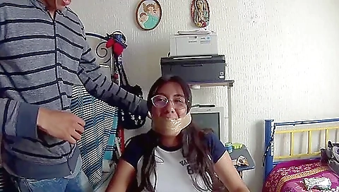 Another Mexican Girl Wrap Gagged