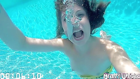 Handcuffed Underwater Bondage