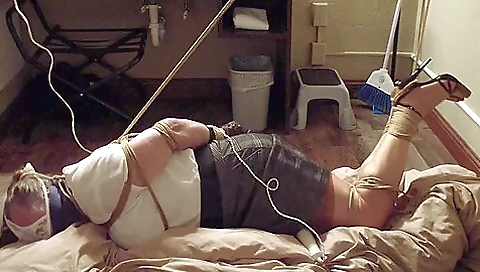 Fem Slave Bound, Gagged, Vibed, Hogtied And Left Alone Fem Slave Bound, Gagged, Vibed, Hogtied And Left Alone