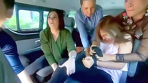 Filipina Actress Blindfolded And Bandana Gagged On Tv Filipina Actress Blindfolded And Bandana Gagged On Tv