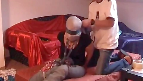 Scarf Gagged Bondage Full Scarf Gagged Bondage Full