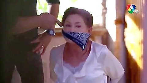 Mature Woman Otm Bandana Gagged Mature Woman Otm Bandana Gagged