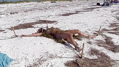 Tanning On The Beach