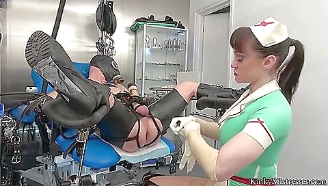 Machine Milked And Fisted English Slave Boy